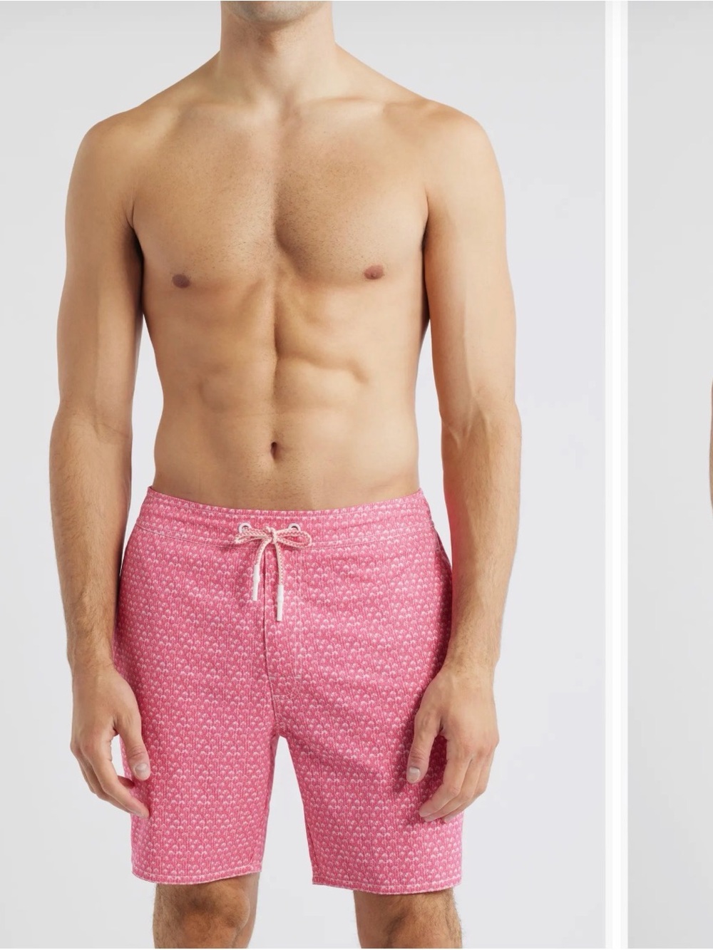 NWT Johnnie-O Dahlia Scallop Swim Board Shorts Size XXL